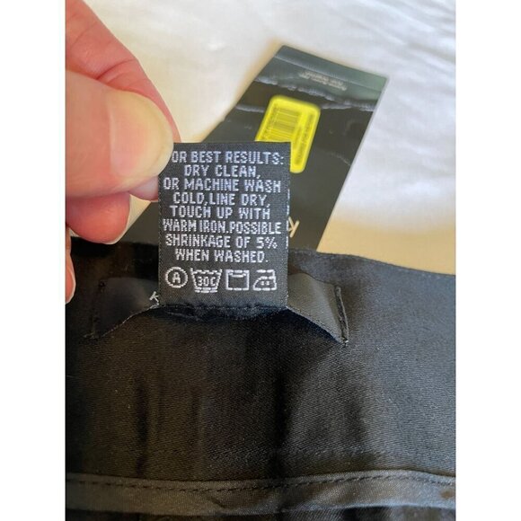 Karen Kane Womens Black Capri Size 18W Cotton Spandex Lifestyle Side Split NEW - Picture 6 of 11